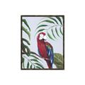 Picture of Red Parrot Paradise II _GroupedProduct_Rectangle_Portrait_Canvas_Framed_