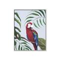 Picture of Red Parrot Paradise II _GroupedProduct_Rectangle_Portrait_Canvas_Framed_