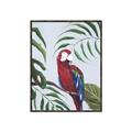 Picture of Red Parrot Paradise II _GroupedProduct_Rectangle_Portrait_Canvas_Framed_