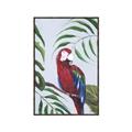 Picture of Red Parrot Paradise II _GroupedProduct_Rectangle_Portrait_Canvas_Framed_