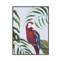 Picture of Red Parrot Paradise II _GroupedProduct_Rectangle_Portrait_Canvas_Framed_
