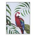Picture of Red Parrot Paradise II _GroupedProduct_Rectangle_Portrait_Canvas_Framed_