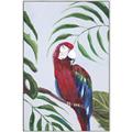 Picture of Red Parrot Paradise II _GroupedProduct_Rectangle_Portrait_Canvas_Framed_