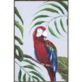 Picture of Red Parrot Paradise II _GroupedProduct_Rectangle_Portrait_Canvas_Framed_