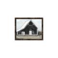 Picture of Black Barn House _GroupedProduct_Rectangle_Landscape_Canvas_Framed_