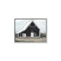 Picture of Black Barn House _GroupedProduct_Rectangle_Landscape_Canvas_Framed_