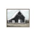 Picture of Black Barn House _GroupedProduct_Rectangle_Landscape_Canvas_Framed_