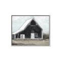 Picture of Black Barn House _GroupedProduct_Rectangle_Landscape_Canvas_Framed_