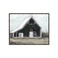 Picture of Black Barn House _GroupedProduct_Rectangle_Landscape_Canvas_Framed_