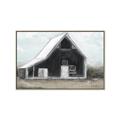 Picture of Black Barn House _GroupedProduct_Rectangle_Landscape_Canvas_Framed_