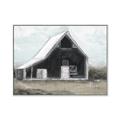 Picture of Black Barn House _GroupedProduct_Rectangle_Landscape_Canvas_Framed_