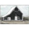 Picture of Black Barn House _GroupedProduct_Rectangle_Landscape_Canvas_Framed_
