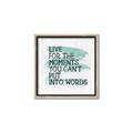 Picture of Live The Moment _GroupedProduct_Square_Canvas_Framed_
