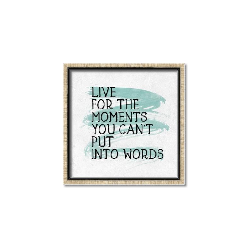 Picture of Live The Moment _GroupedProduct_Square_Canvas_Framed_