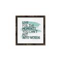 Picture of Live The Moment _GroupedProduct_Square_Canvas_Framed_