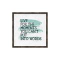 Picture of Live The Moment _GroupedProduct_Square_Canvas_Framed_