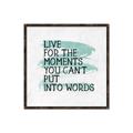 Picture of Live The Moment _GroupedProduct_Square_Canvas_Framed_