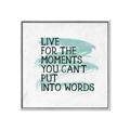 Picture of Live The Moment _GroupedProduct_Square_Canvas_Framed_