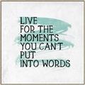 Picture of Live The Moment _GroupedProduct_Square_Canvas_Framed_