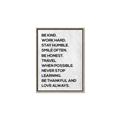 Picture of Be Kind II _GroupedProduct_Rectangle_Portrait_Canvas_Framed_