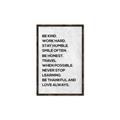 Picture of Be Kind II _GroupedProduct_Rectangle_Portrait_Canvas_Framed_