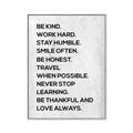 Picture of Be Kind II _GroupedProduct_Rectangle_Portrait_Canvas_Framed_