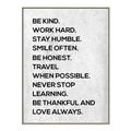 Picture of Be Kind II _GroupedProduct_Rectangle_Portrait_Canvas_Framed_