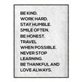 Picture of Be Kind II _GroupedProduct_Rectangle_Portrait_Canvas_Framed_
