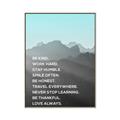 Picture of Be Kind Work Hard I _GroupedProduct_Rectangle_Portrait_Canvas_Framed_