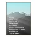 Picture of Be Kind Work Hard I _GroupedProduct_Rectangle_Portrait_Canvas_Framed_
