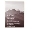 Picture of Be Kind Work Hard III _GroupedProduct_Rectangle_Portrait_Canvas_Framed_