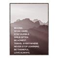 Picture of Be Kind Work Hard III _GroupedProduct_Rectangle_Portrait_Canvas_Framed_
