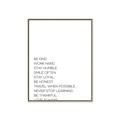 Picture of Be Kind Work Hard IV _GroupedProduct_Rectangle_Portrait_Canvas_Framed_