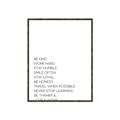 Picture of Be Kind Work Hard IV _GroupedProduct_Rectangle_Portrait_Canvas_Framed_