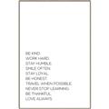 Picture of Be Kind Work Hard IV _GroupedProduct_Rectangle_Portrait_Canvas_Framed_