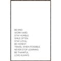 Picture of Be Kind Work Hard IV _GroupedProduct_Rectangle_Portrait_Canvas_Framed_