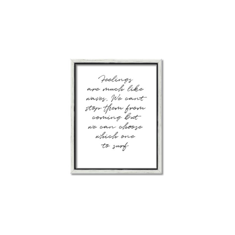 Picture of Feelings Are Much Like Waves _GroupedProduct_Rectangle_Portrait_Canvas_Framed_