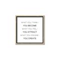 Picture of What You Think You Become _GroupedProduct_Square_Canvas_Framed_