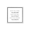 Picture of What You Think You Become _GroupedProduct_Square_Canvas_Framed_
