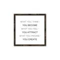 Picture of What You Think You Become _GroupedProduct_Square_Canvas_Framed_