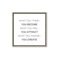 Picture of What You Think You Become _GroupedProduct_Square_Canvas_Framed_