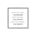 Picture of What You Think You Become _GroupedProduct_Square_Canvas_Framed_