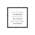 Picture of What You Think You Become _GroupedProduct_Square_Canvas_Framed_