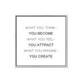Picture of What You Think You Become _GroupedProduct_Square_Canvas_Framed_