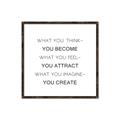 Picture of What You Think You Become _GroupedProduct_Square_Canvas_Framed_