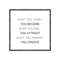 Picture of What You Think You Become _GroupedProduct_Square_Canvas_Framed_