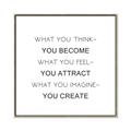 Picture of What You Think You Become _GroupedProduct_Square_Canvas_Framed_