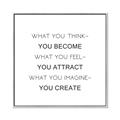 Picture of What You Think You Become _GroupedProduct_Square_Canvas_Framed_