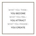 Picture of What You Think You Become _GroupedProduct_Square_Canvas_Framed_