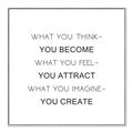 Picture of What You Think You Become _GroupedProduct_Square_Canvas_Framed_